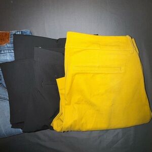 Old Navy Yellow Pixie Pants